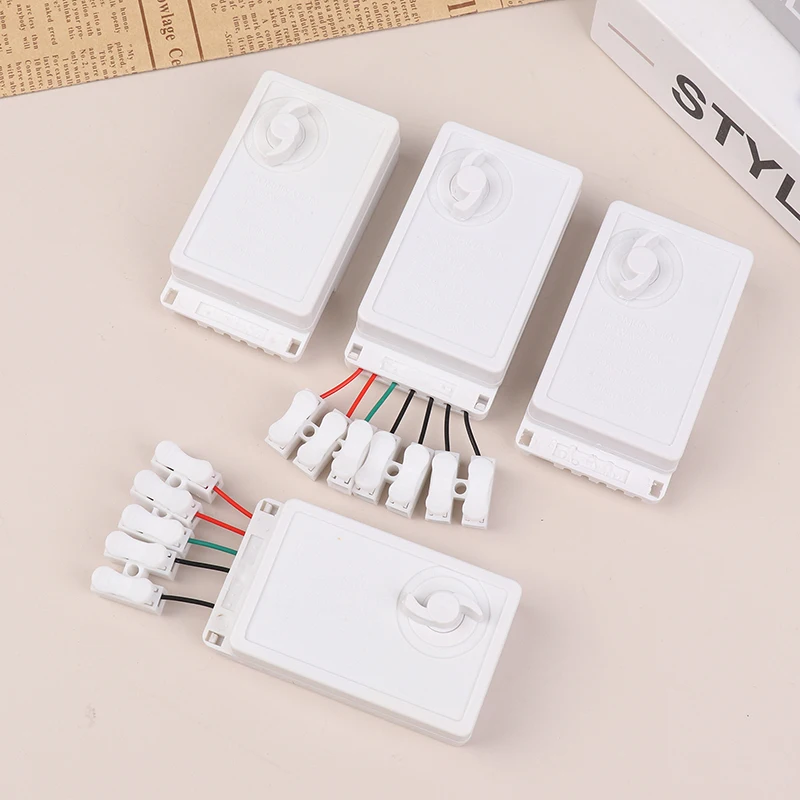 (.) LED String Dimmer EK-04 2/4-Way 8 Function Knob/Solder-Free Type Push Button Type Light Adjustment Controller