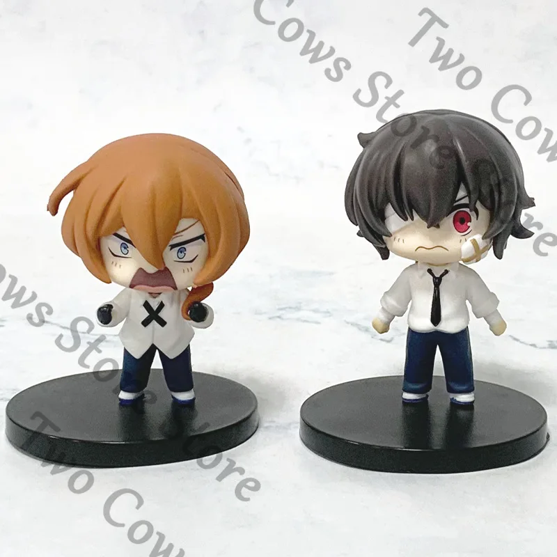 Anime Bungo chiens errants Dazai Osamu Nakahara Chuya PVC poupée jouets Kits de Garage Figurine modèle Maumet Cosplay dessin animé cadeau