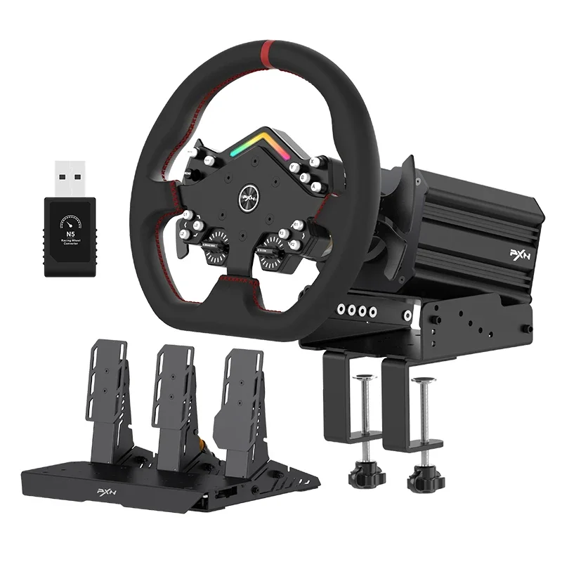 

Original brand newPX·N V12 l·ite highest level motor direct driven gaming steering wheel for ps5/ xbox one /pc controller