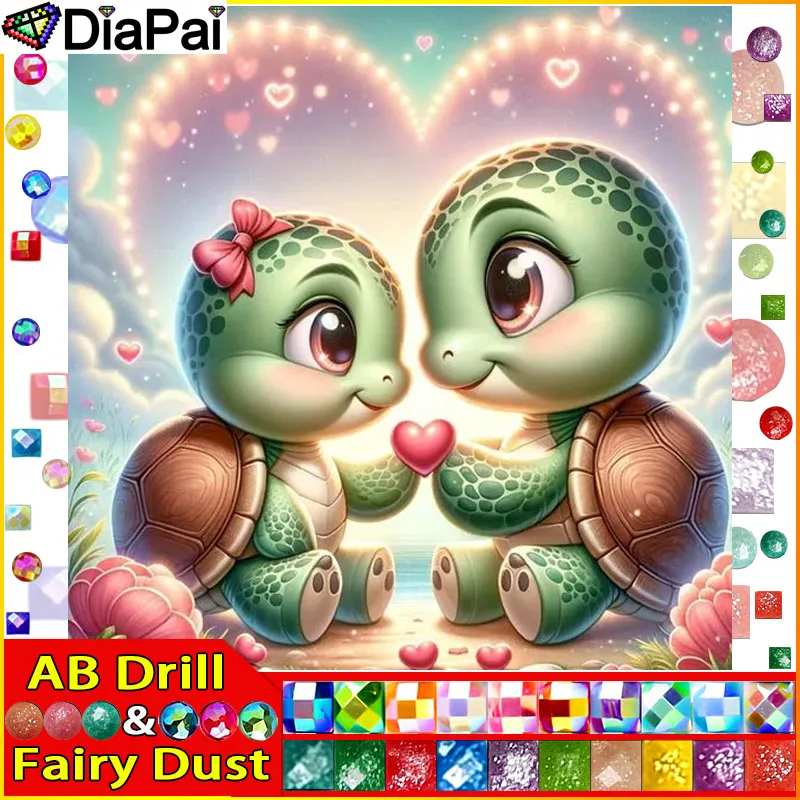 DIAPAI Fairy Dust AB 5D Diy Diamond Painting Cross Stitch 