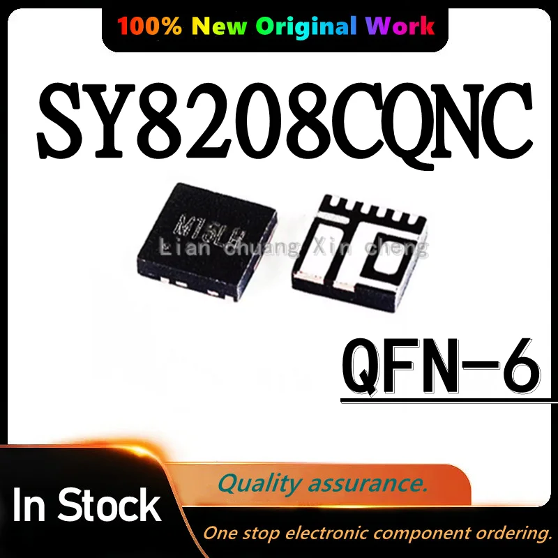 (5-10piece) 100% Original SY8208BQNC SY8208B SY8208 (MS4GE MS3VM MS3BB MS3BC) QFN-6 Chipset In Stock