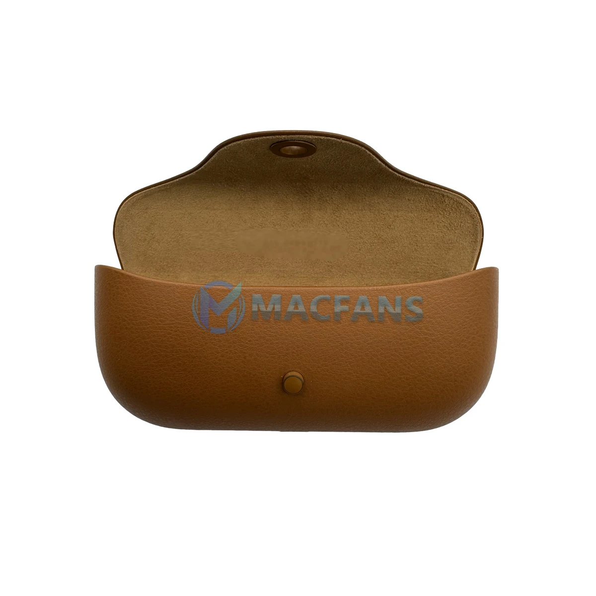 Popularne, personalizowane etui ładujące tylko do okularów Meta Ray-Ban Meta Wayfarer, brązowe