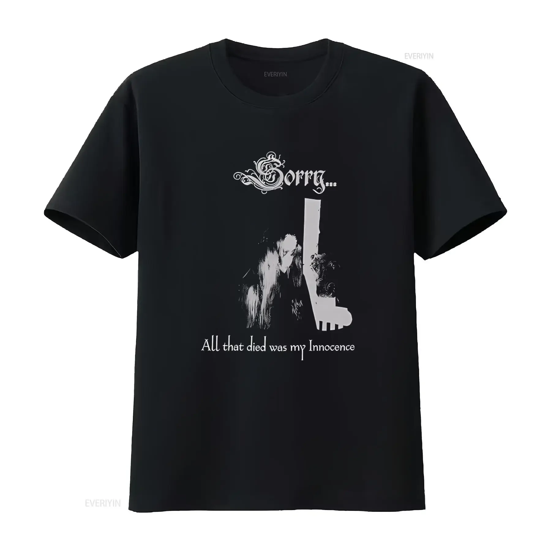 Sorry DSBM T Shirt Size L Xasthur Lifelover Nargaroth Nattefrost All that died was my Innocence  vintage Washed