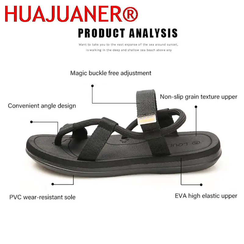 Flip Flops Slip On Flats Slippers Slides Sandals Men Sandalias Hombre Gladiator Casual Sandals Rope Male Summer Roman Beach Shoe