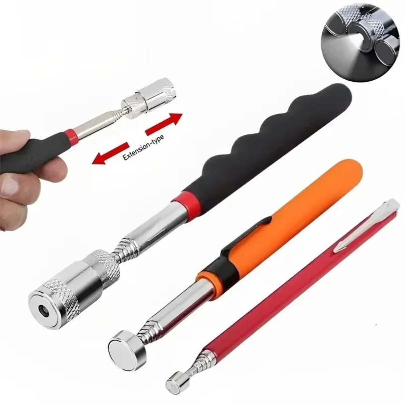 Telescopic Magnetic Pen Portable Metalworking Handy Tool Magnet Capacity for Picking Up Nut Bolt Adjustable Pickup Rod Stick
