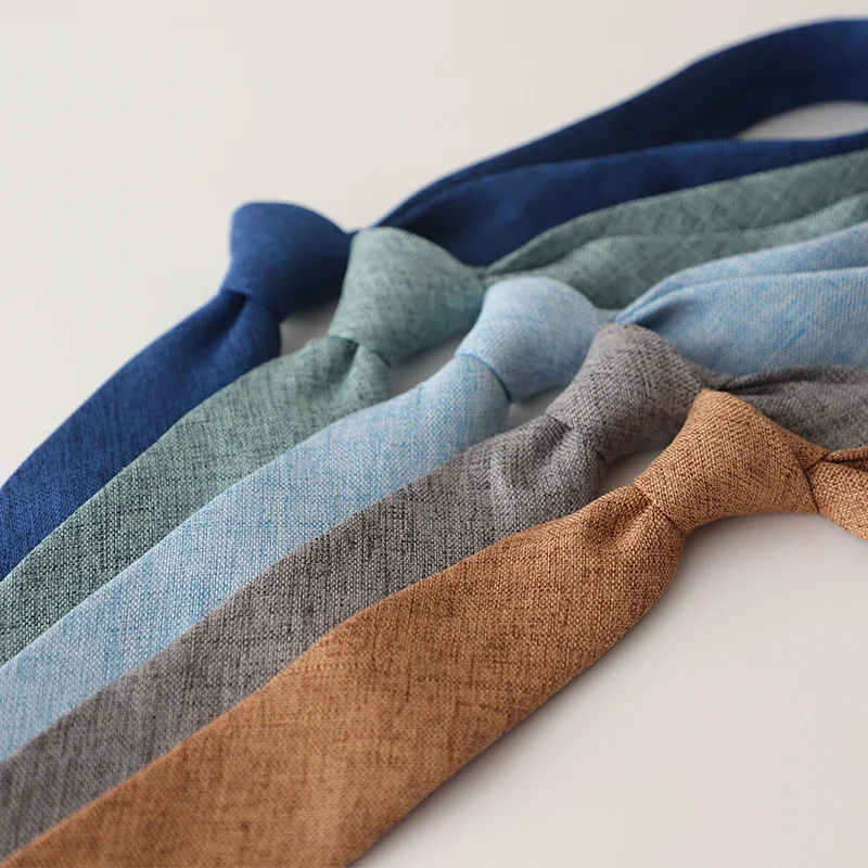 Morandi Color Dopamine Colorful Niche Casual Necktie Hand‑Tied Elegant Suit Tie Accessory For Daily And Semi‑Formal Occasions