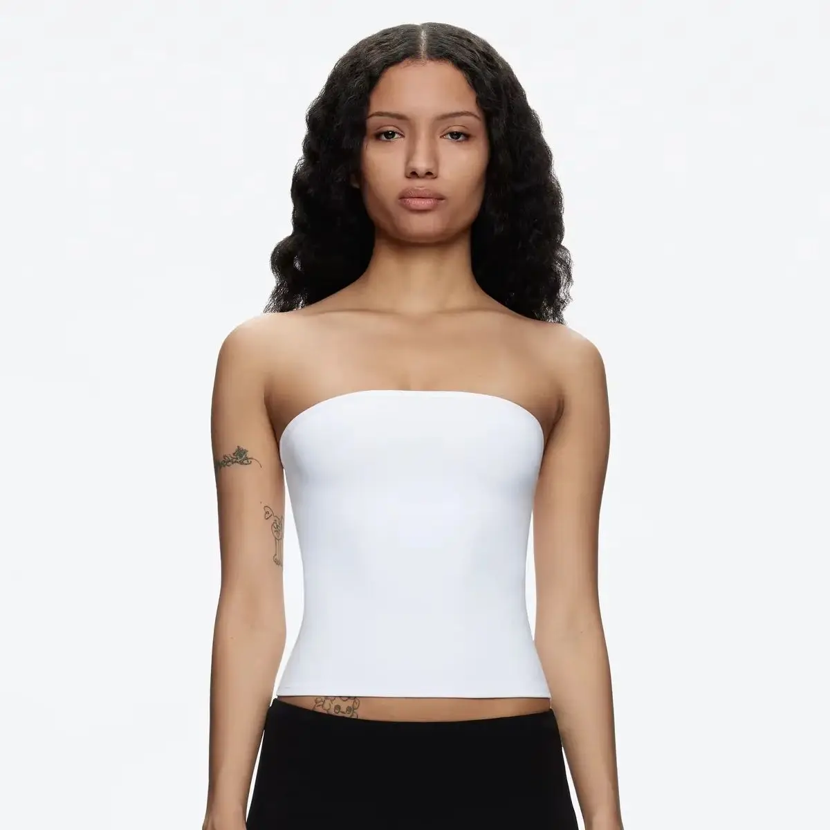 Tank Summer Women's Basic Tube Top, Sexy Tank Top, High-Elastic Skin-Friendly Fabric Top image 4