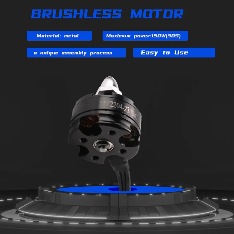 A31R-4Pcs MT2204 2204 2300KV Brushless Motor CW / CCW For Mini 200 210 230 250MM Quadcopter FPV
