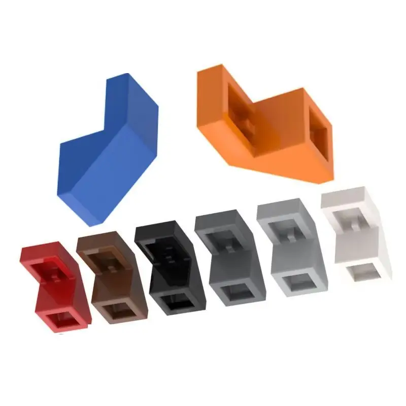 

10 шт. 28192 наклон 2x1 с вырезом без шпилек Moc, совместимый с кирпичом, детская игрушка «сделай сам», сборка