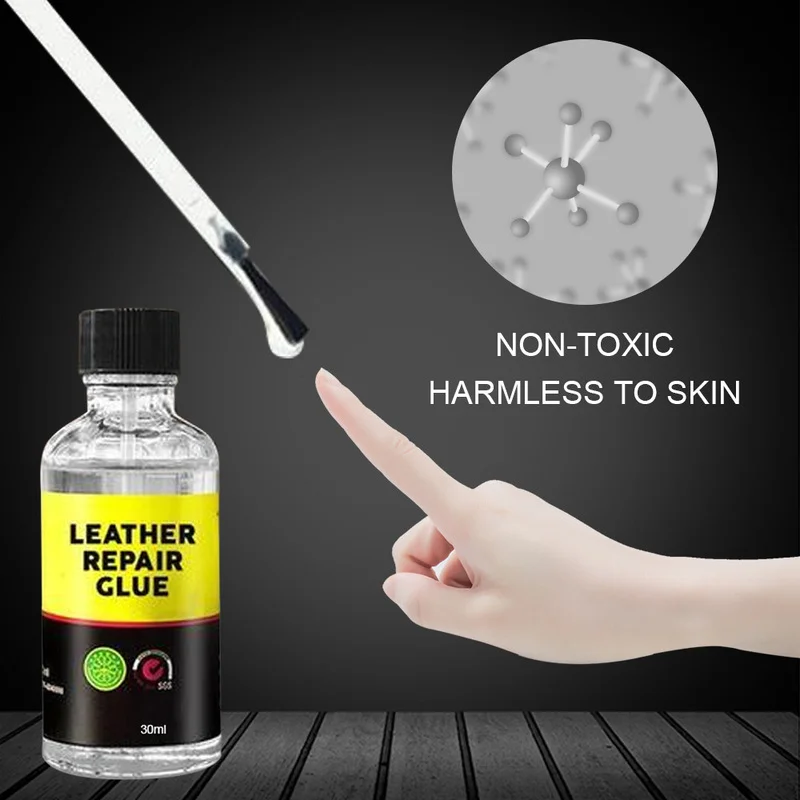หนังกาว30Ml หนังซ่อมกาวนุ่ม Incognito โปร่งใสล้างทำความสะอาดได้ Liquid กาวหนังกาวกาว