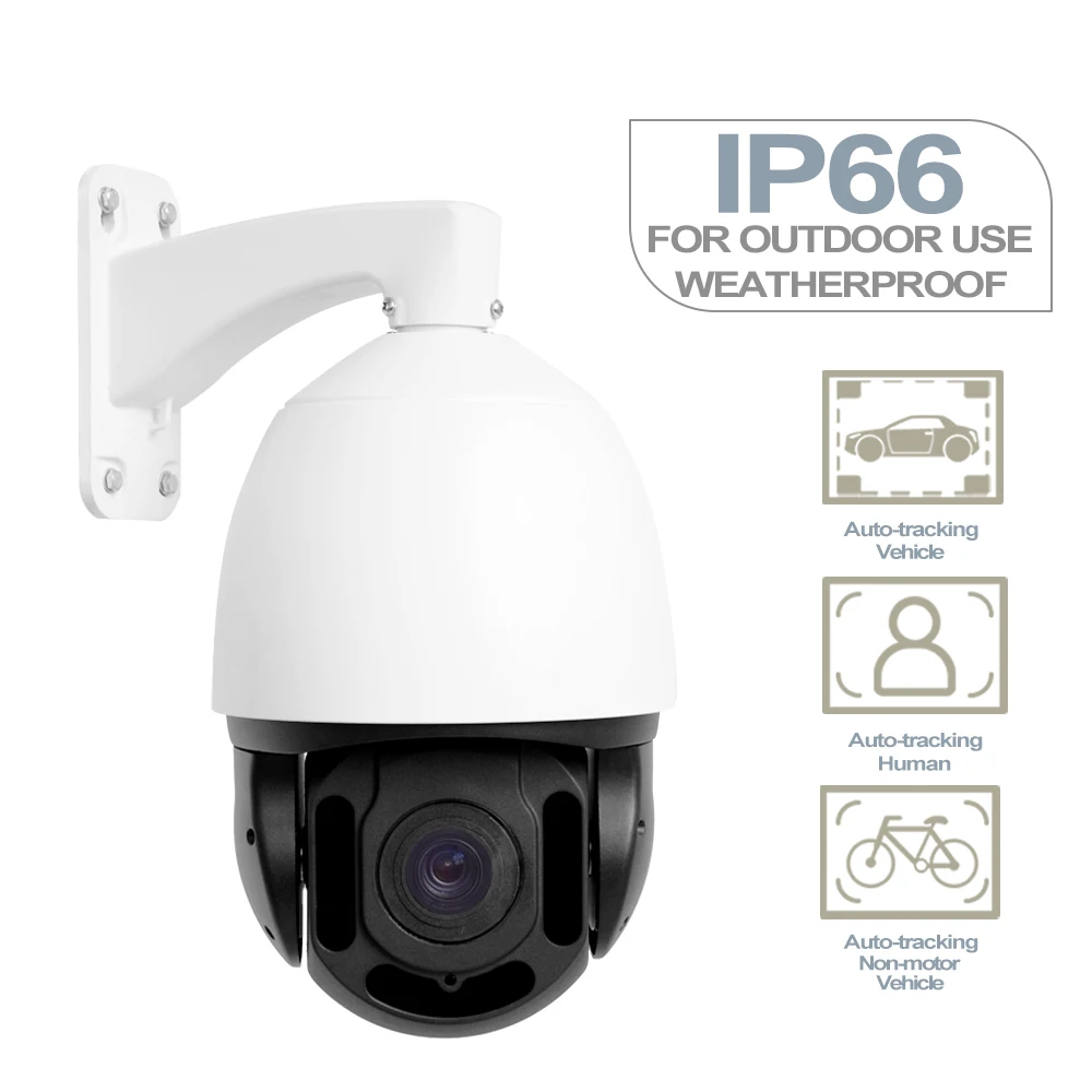 Cámara PTZ POE con carcasa de Metal 44X para exteriores Sony Imx415 IP desempañamiento óptico seguimiento automático cámara de seguridad de vigilancia en exterior domo AA