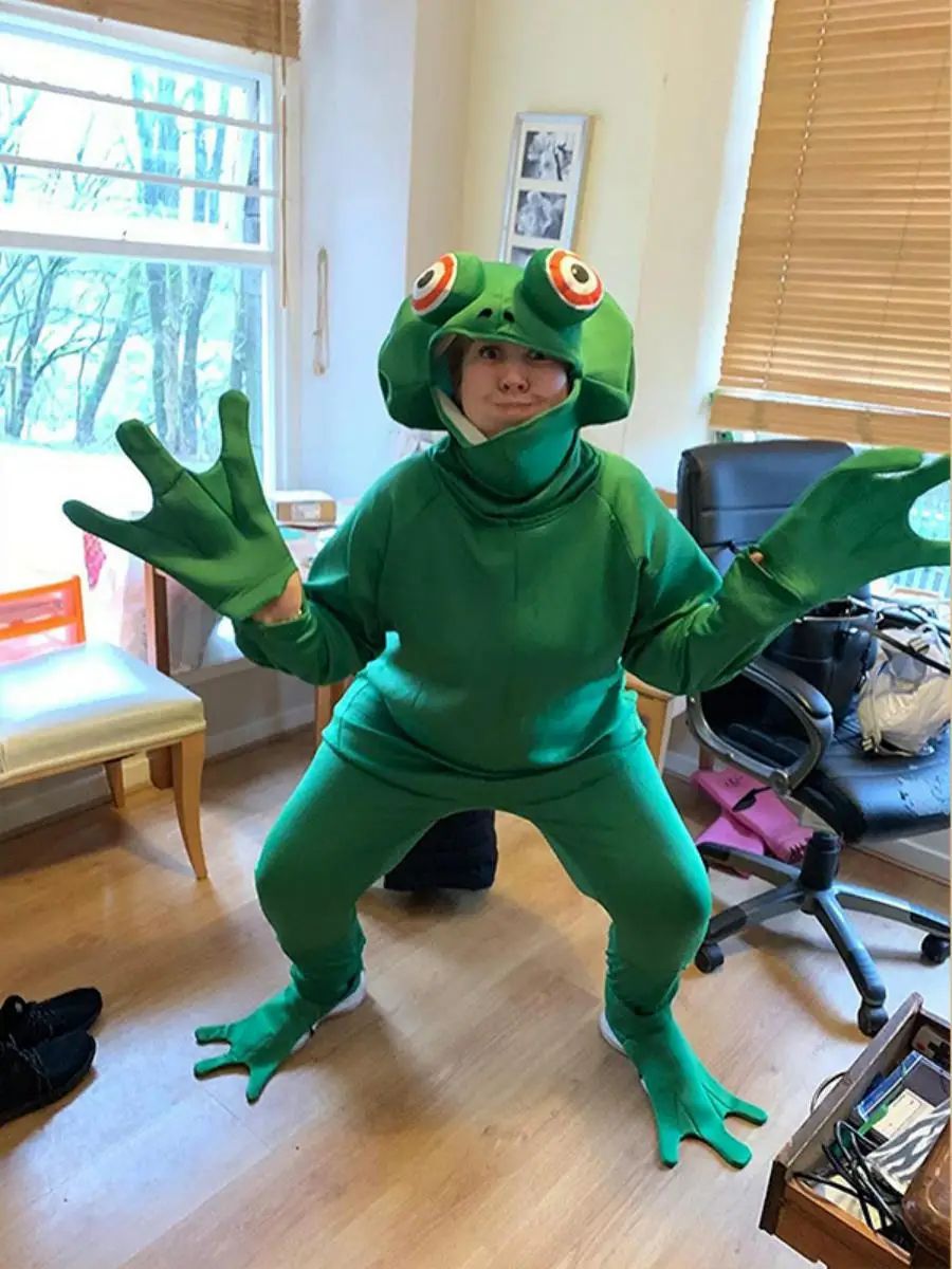 Men's loween F Prince Role-plang Suit Novel One-piece Animal Par Costume Elastied Waisand Polyester Fiber