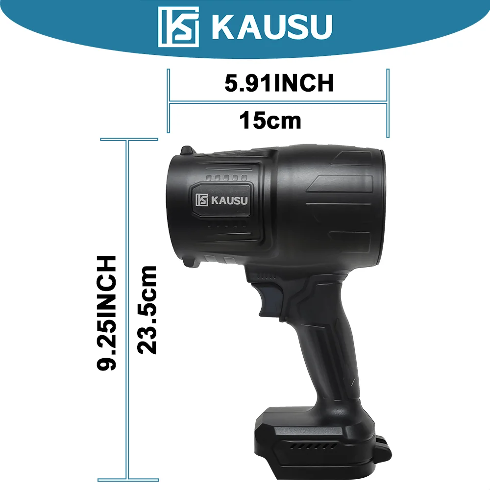 Cordless Electric Blower Jet Fan Lithium Battery Powered Handheld Dust Leafs Snow Removal Power Tool For Makita 18V Battery