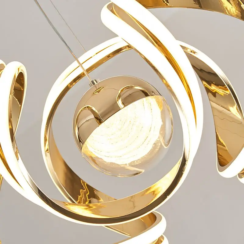 

Gold Silver Metal Linear Pendant Lamp Elegant for Restaurant Staircase Reception Desk Lighting Room Decor Ceiling Light Led