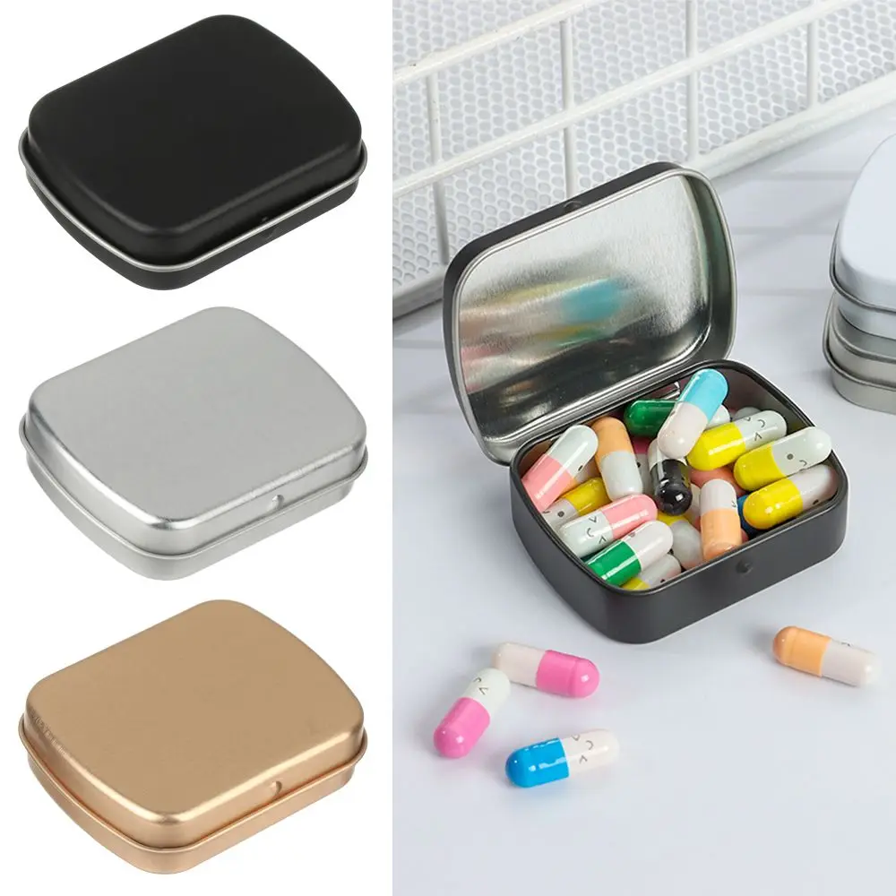 Mini Home Organizer Small Storage Container Kit Container Tin Box Empty Tins