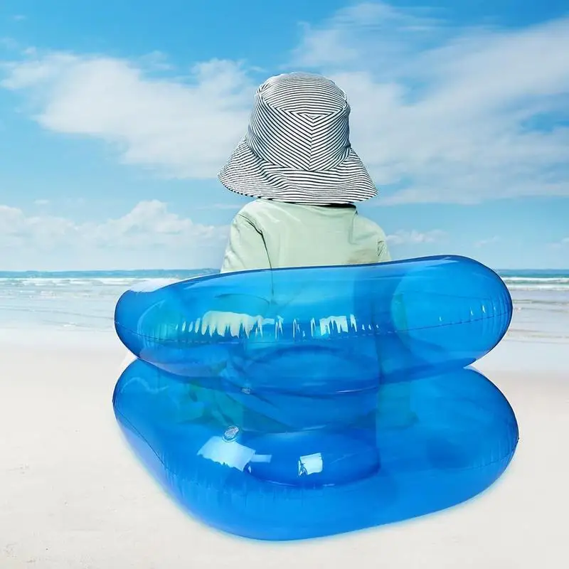 Inflatable Chair For Kids Waterproof Kids Camping Chair 220 Pounds Capacity Comfortable Seating Portable Air Lounger Ergonomic