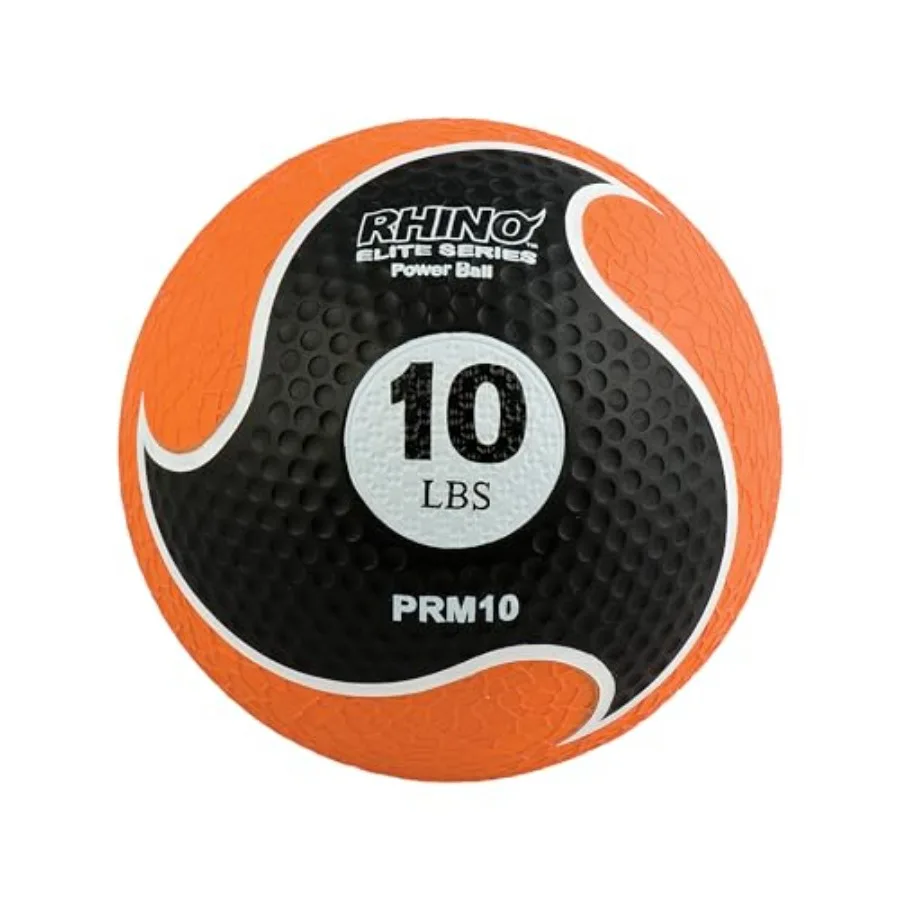 Medicine Ball for Fitness Training Textured Synthetic Rubber Black/Blue/Green Options Superior Grip Consistent Bounce Durable H