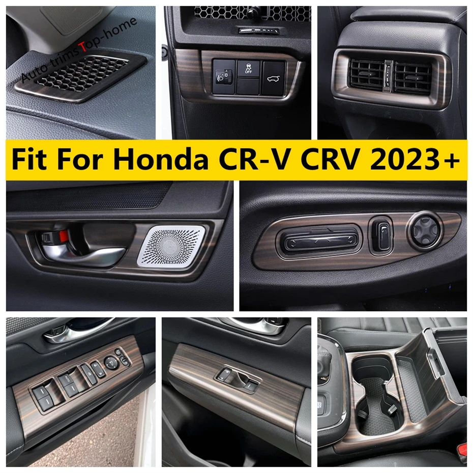 

Seat Adjust Panel Door Handle Bowl Water Cup Holder Head Light Lamp Cover Trim For Honda CR-V CRV 2023 2024 Car Accessories