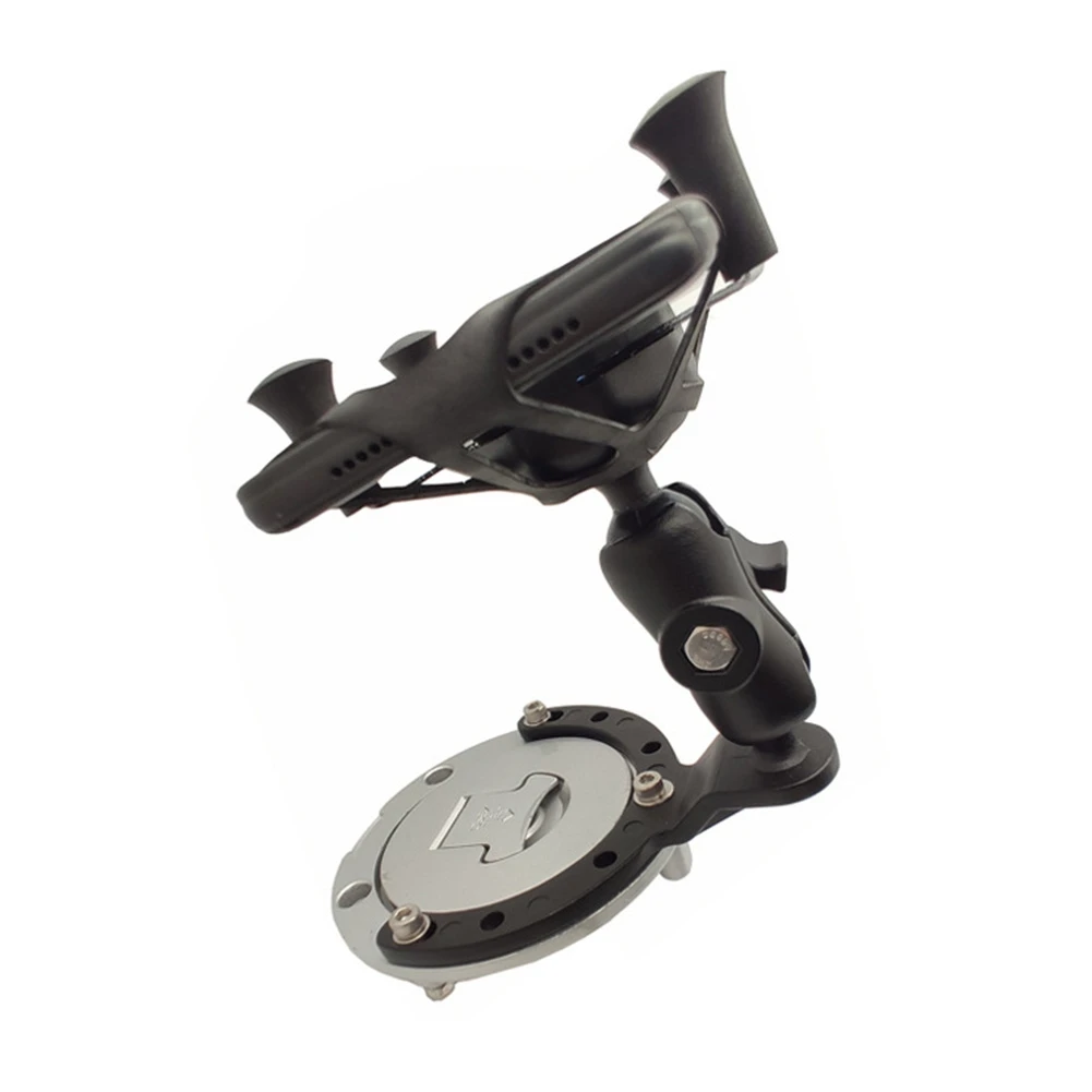 

ABKI-Motorcycle Adjustable Gas Tank Mount GPS Phone Camera Bracket Holder For Kawasaki Honda