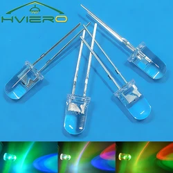 100 STKS 5mm Multi Color Emitting Lamp RGB Lamp Kraal Diode Ronde LED Snel Langzaam Knipperende Regenboog Transparante Decoratie combinatie