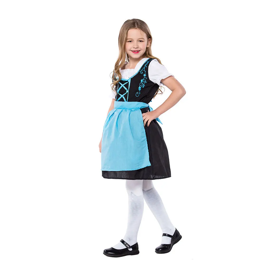 Kids Bier Rollenspel Kostuum Xl Blauw Zwart Duurzaam Comfortabel Halloween Carnaval Stage Performance Kleding Cosplay Kostuum
