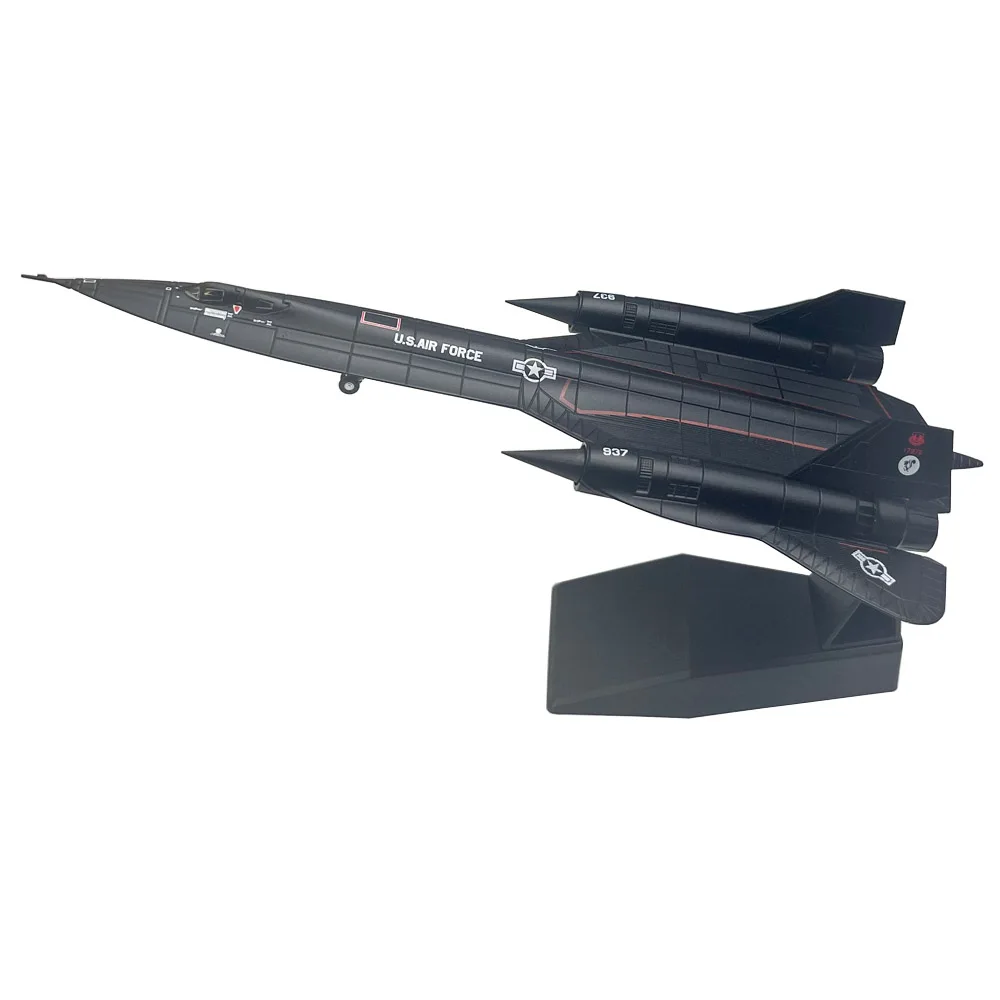 1/144 Schaal Ons Lockheed SR71 SR-71 Blackbird 17972 Plane Diecast Metaal Vliegtuig Ornament Model Jongen Verjaardag Speelgoed Gift