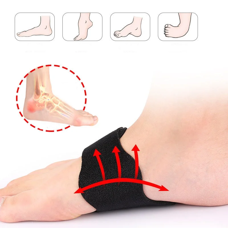 New Arch Foot Pads For Men Women Arch Support Shock Absorption Flat Feet Inside And Outside Figure-eight Orthopedic Pads Insoles