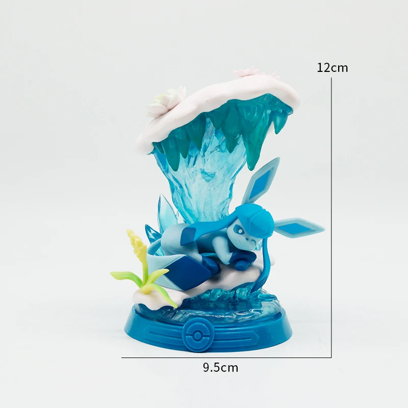 1/9 Stück Pokemon-Figur Spielzeug Eevee Sylveon Glaceon Leafeon Vaporeon Jolteon Umbreon Actionfigur Desktop-Ornamente Modelle – Detail 9