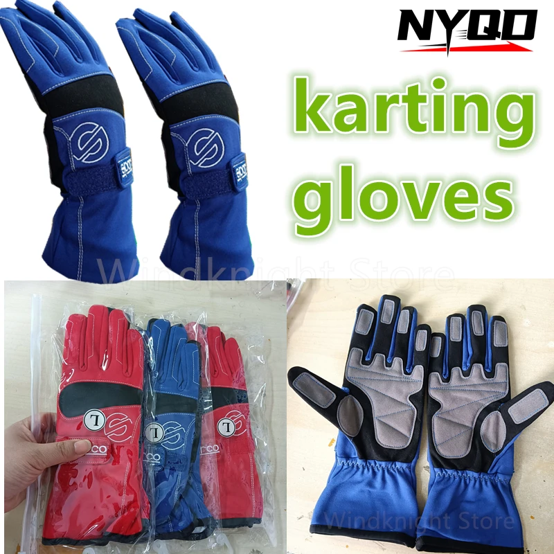 

Karting gloves ATV gloves cycling gloves Breathable Kart Racing Gloves Non Slip Guantes Moto Full Finger Touch Screen Guantes Mo