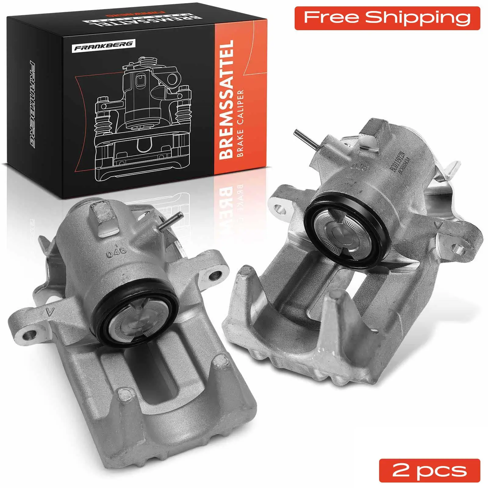 Frankberg 2x Remklauw Achteras Voor VW Passat Variant Audi A6 Allroad 8E0615424A 8E0615423A 19-B2636 342958 8E0615424A