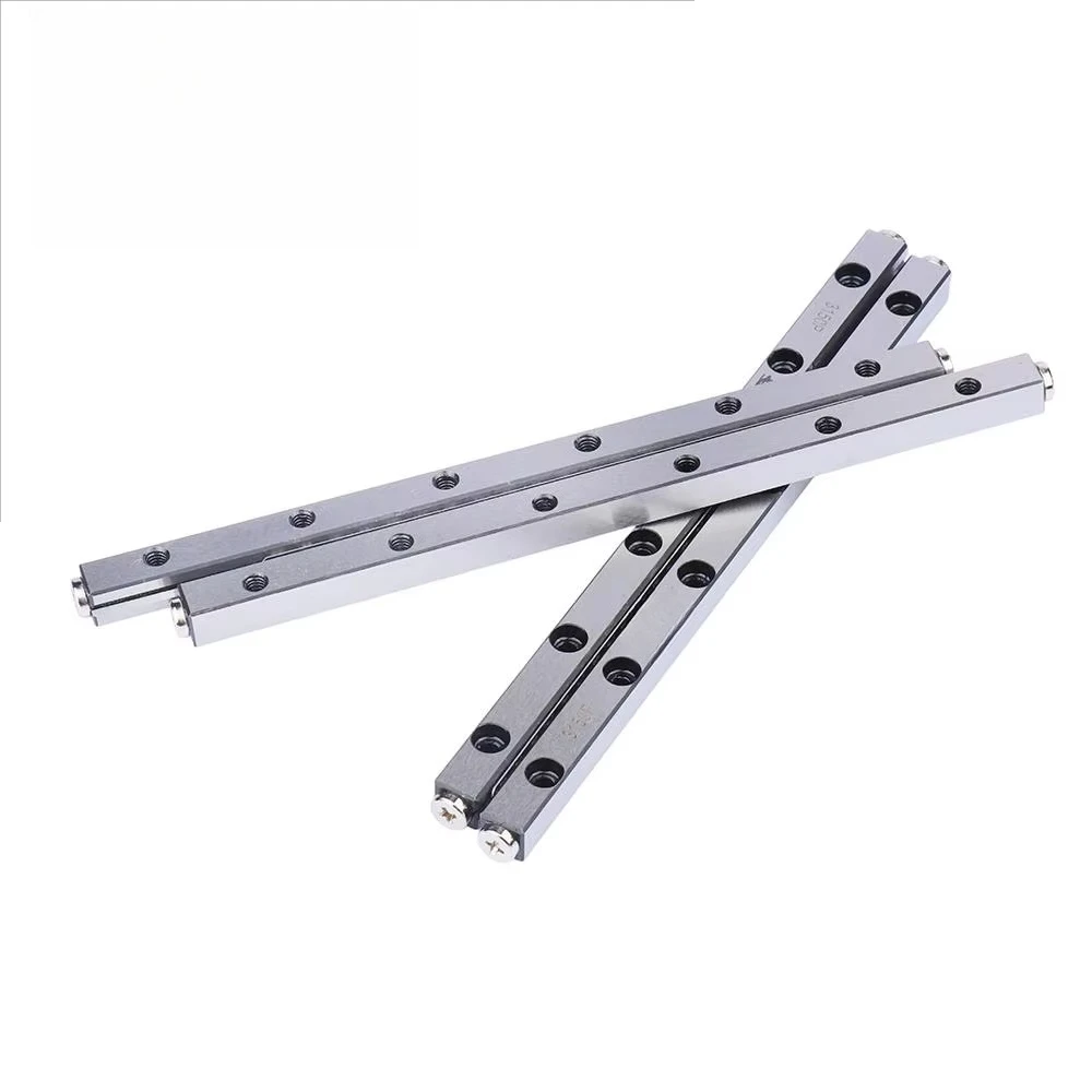 

2 шт., новая стальная направляющая, линейная направляющая, автоматическая роликовая направляющая линейного перемещения, перекрестный блок, подшипник, компоненты сердечника двигателя ПЛК