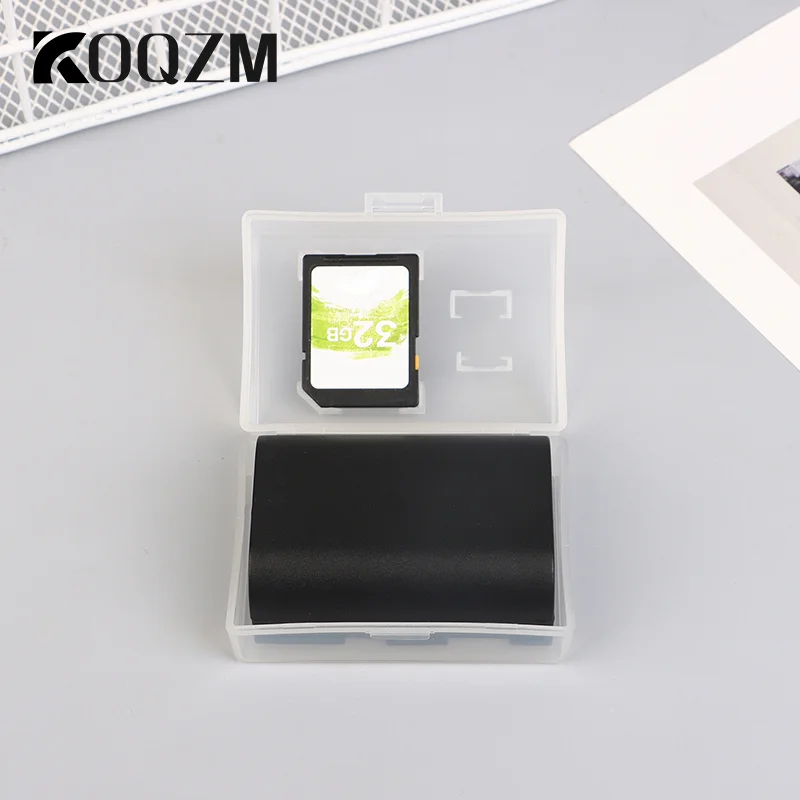 2Pcs Camera Battery Storage Box Memory Card Moisture-proof Case For LP-E6 BP-511 NP-FZ100 NP-FM500H NP-FM50 EN-EL15 EN EL3E EL3