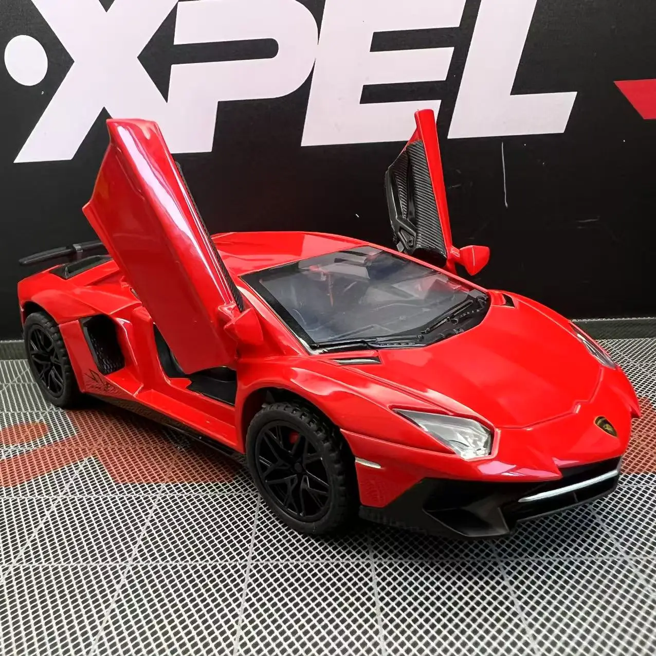 1:32 Lamborghinis LP770 LP750 voiture en alliage modèle de voiture de sport moulé sous pression son Super course queue de levage roue de voiture chaude pour enfants cadeau