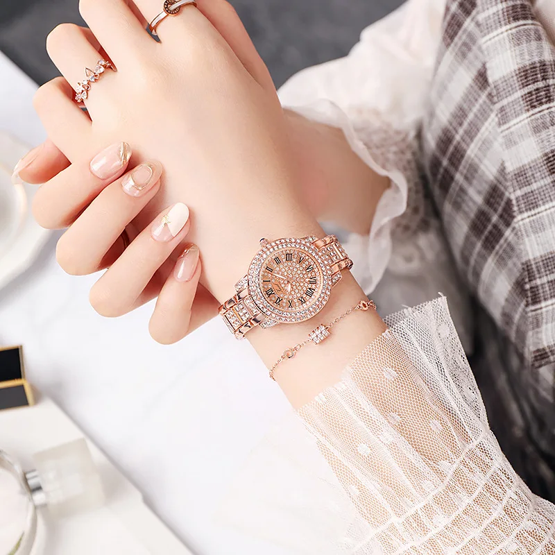 Niche New Ladies Watch Steel Strap Waterproof Women's Watch Cornucopia