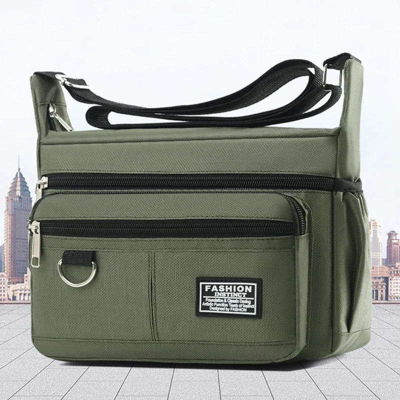 

Multi Functional Large Capacity Shoulder Bag, Durable Oxford Material, Multiple Pockets, Suitable for Business, Daily Use, Etc.