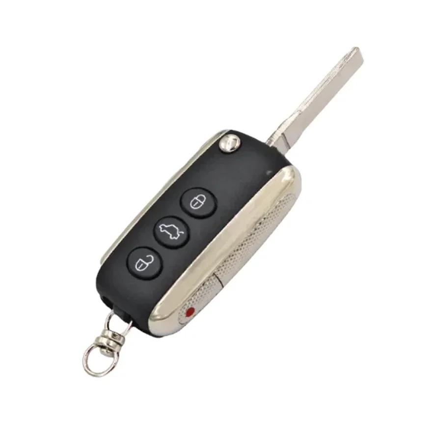 BB Key Shell for Bentley Mulsanne Arnage Flying Spur 2002-2014 FCC ID:KR55WK45032 4 Buttons with Logo Remote Car Key Replacement