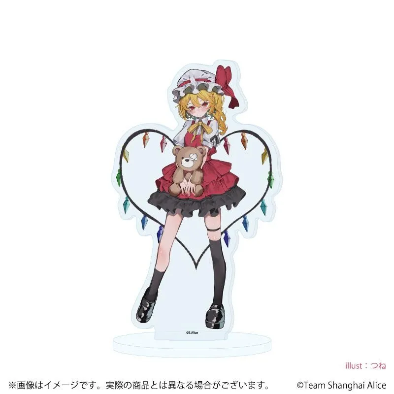 Anime Touhou Project Remilia Scarlet Sickly Cute Girl Ver Acrylic Stand Model Plate Keychains Desk Decorations Festivals Gifts