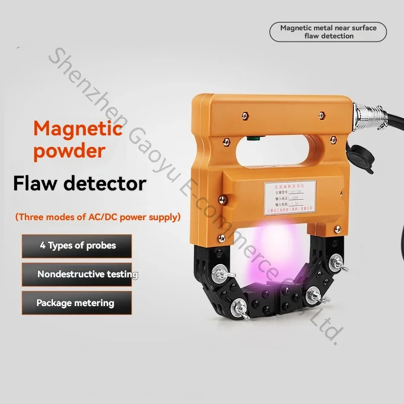 

AC/DC non-destructive testing instrument for microcracks on metal surfaces, portable magnetic particle flaw detector