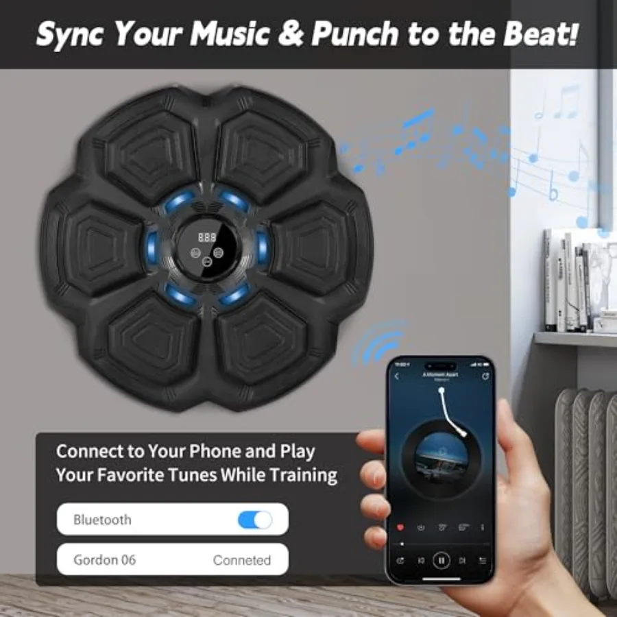 Interaktywna, ścienna maszyna do ćwiczeń muzycznych z rękawicami dla dorosłych i sprzęt do treningu fitness w dużych rozmiarach do użytku domowego, zapewniający zabawę.