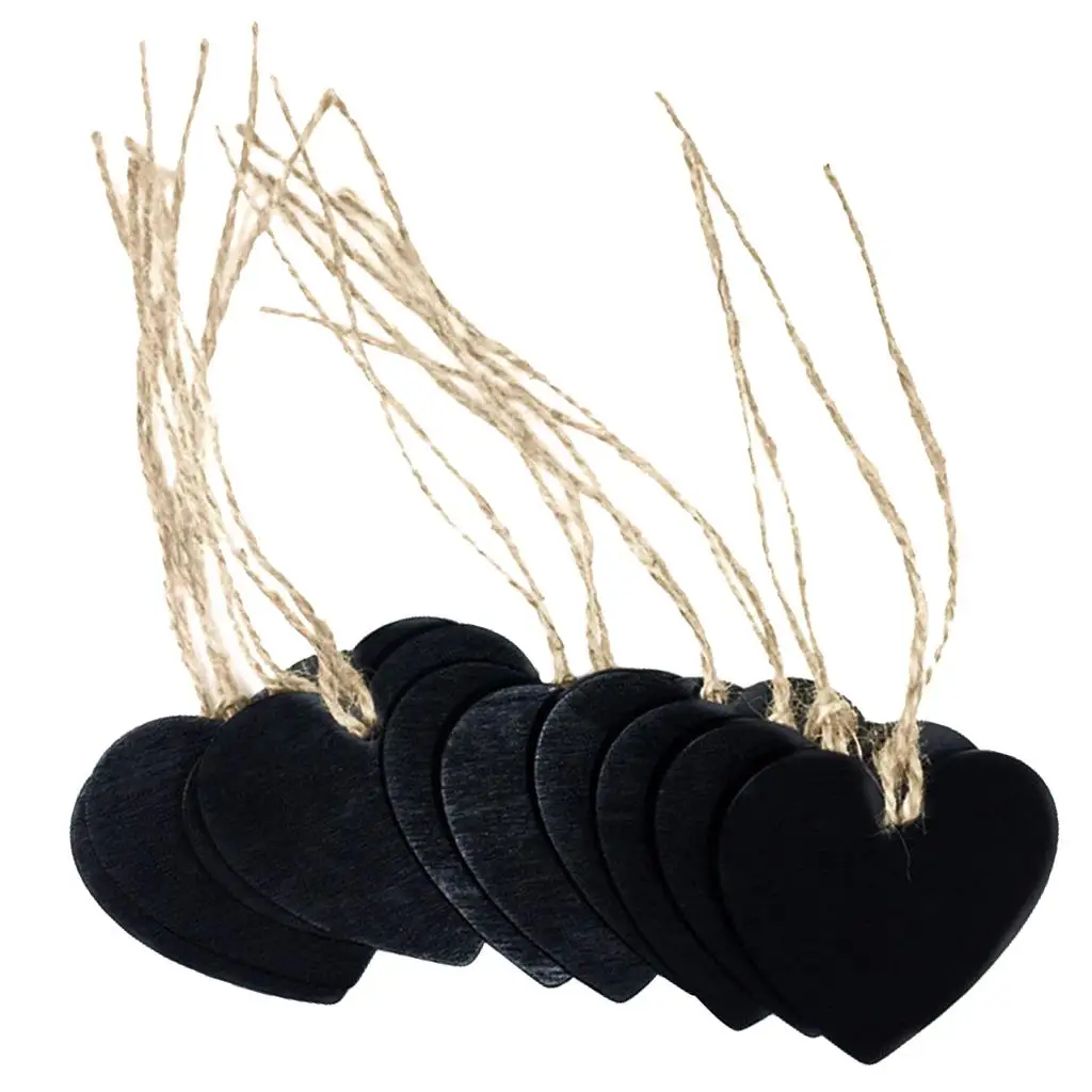 Hanging Chalk Board Blackboard for arts and crafts, Table Numbering, Party Favors,