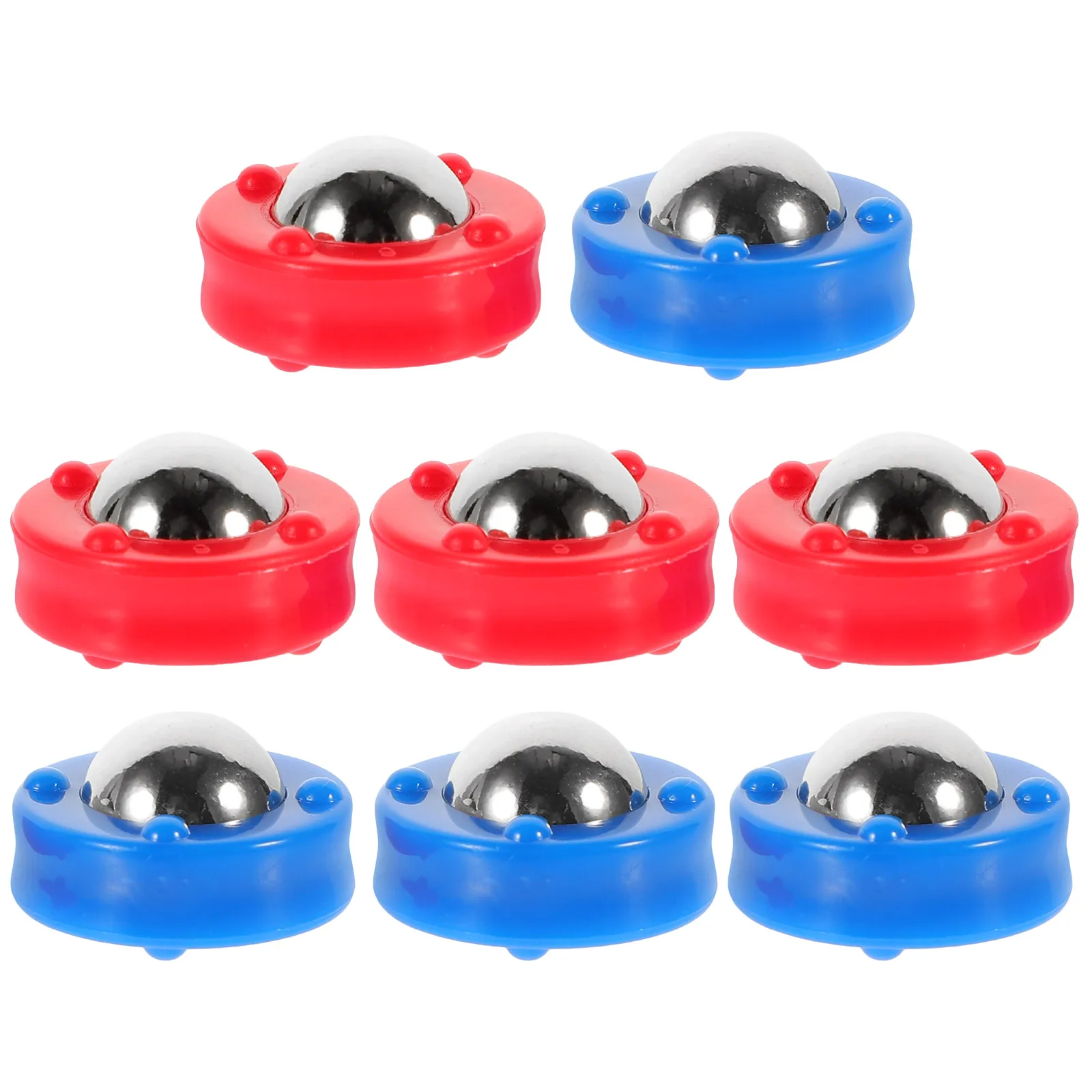

8pcs Shuffleboard Beads Premium Plastic Steel Lightweight Vivid Design Gaming Experience Standard Table Football Easy