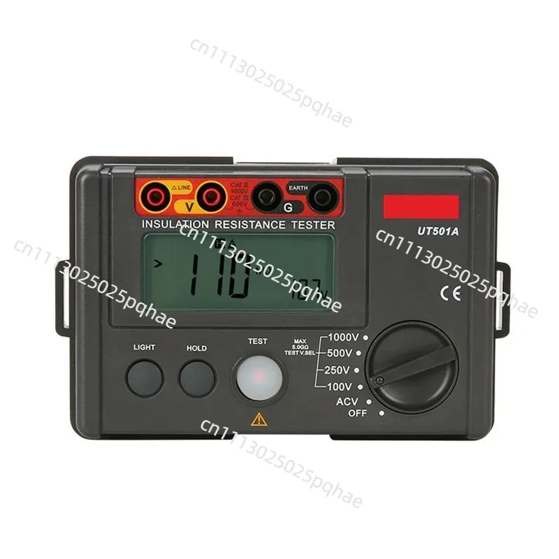 UT501A Insulation Resistance Tester 500V Digital Mehhmmeter Electrical Resistance Measurement