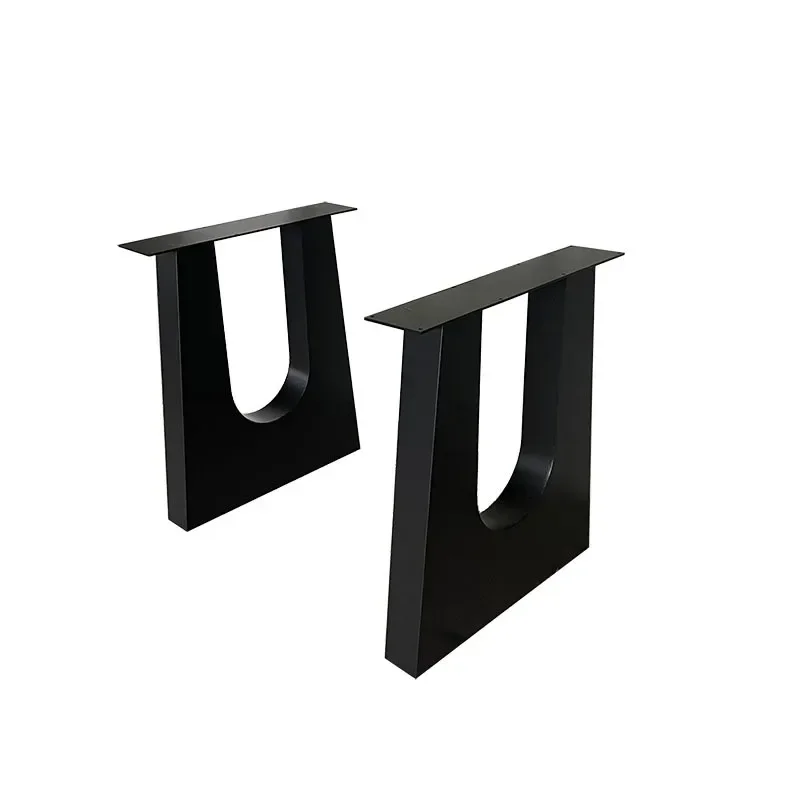 

Modern simple legs carbon steel metal frame computer table legs bracket solid wood large board desk table feet
