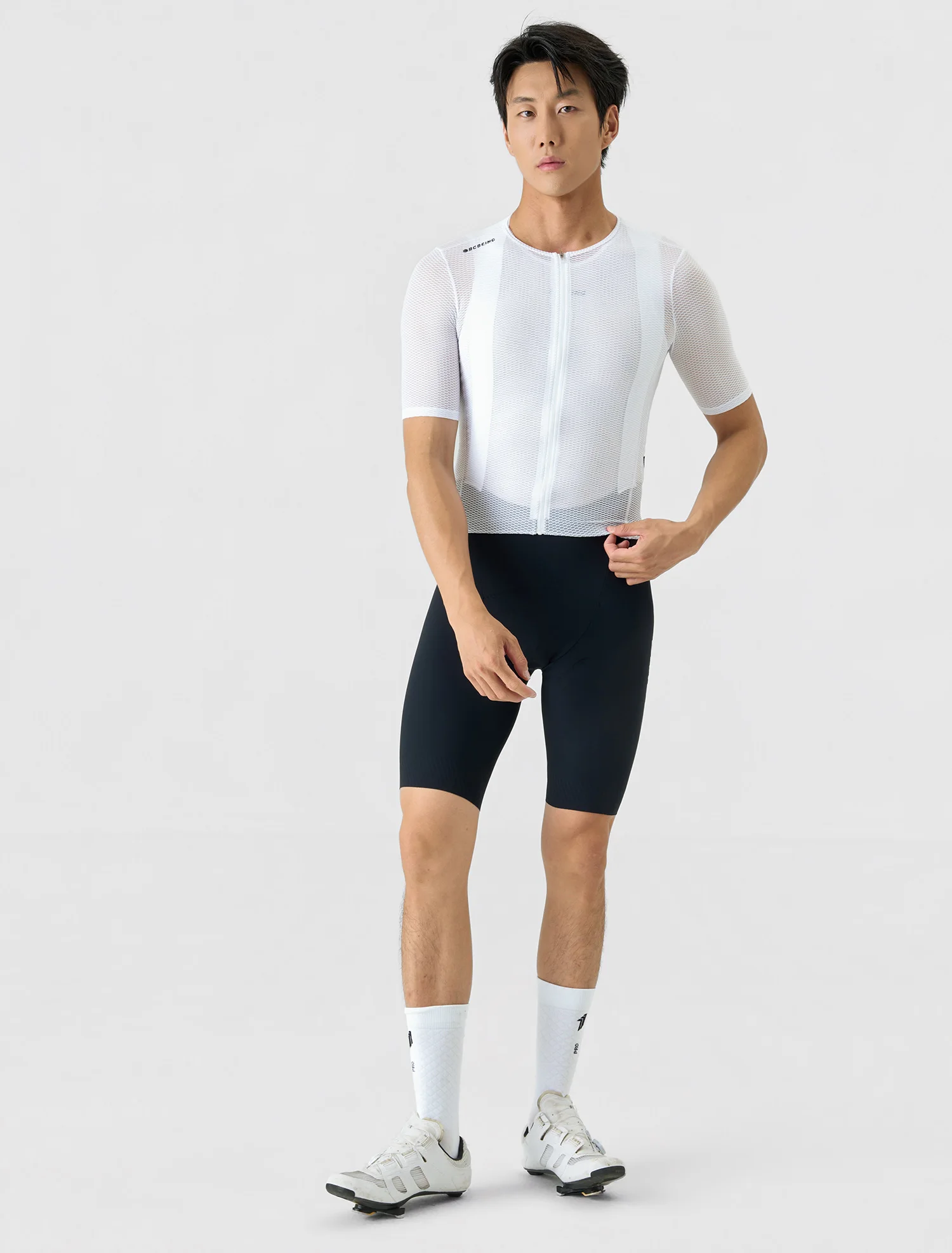 BCBE-ING Herren-Profi-Radtrikot, kurzärmelig, schmale Passform, Netzstoff, Rennrad-Shirt, Kleidung, Maillot Ciclismo Hombre, mit Taschen – Detail 15