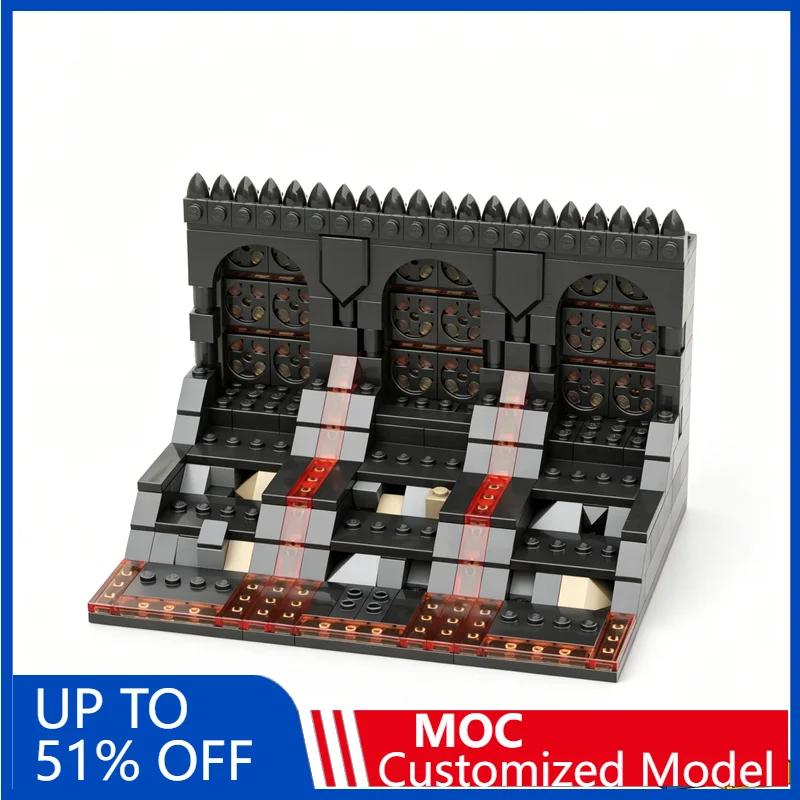 

NEW 383Pcs Barad-Dur Stand Building Blocks Diy Educational Assembly Toy Of The Rings Minifigure Display Stand Collection Gift