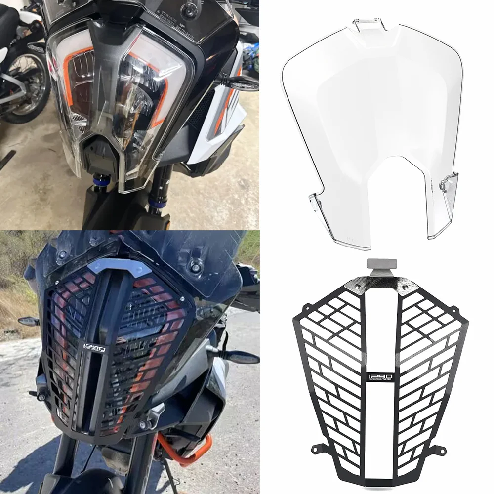 

1290 SUPER ADVENTURE S 2025 2024 Motorcycle Accessories Headlight Guard Protector Cover For KTM 1290 Super Adventure R 2021 2022