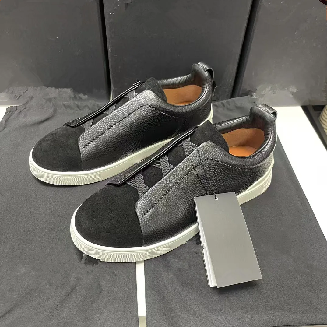 

Real leather men's shoes versatile white shoes 2025 Spring and Autumn new sports and leisure travel flat bottomed trendy board