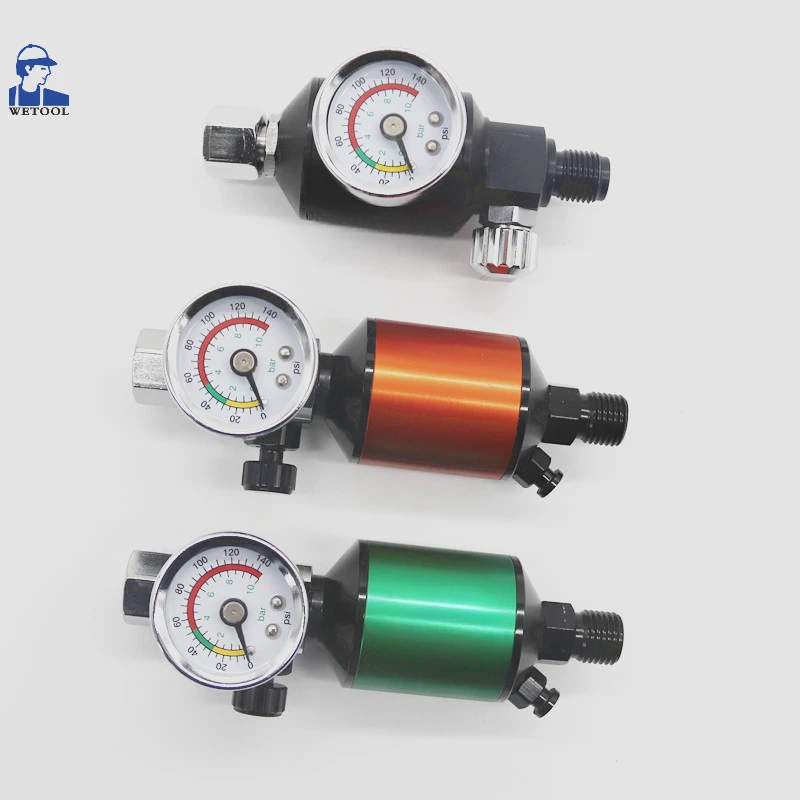 

Spray Gun Regulator And Air Filter Air Regulator Filter Tool Aluminum Body Spray Gun Pressure Regulator Gauge