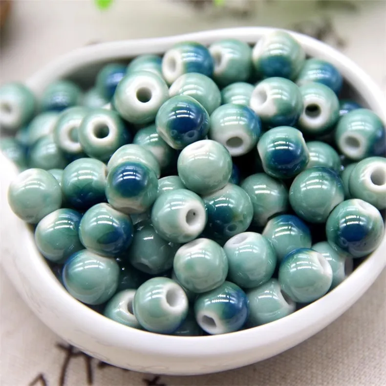 1 pce cerâmica Beads Random Beads para Jóias Fazendo DIY Pulseira Colar Acessórios