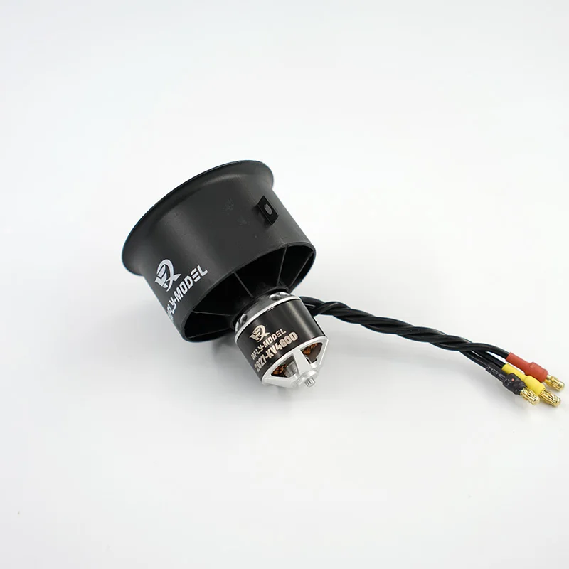 XFLY-MODEL 50mm 12 pale EDF ventilatore canalizzato con 4S 2627-KV4600 Brushless Outrunner Motor Model Jet Aircraft